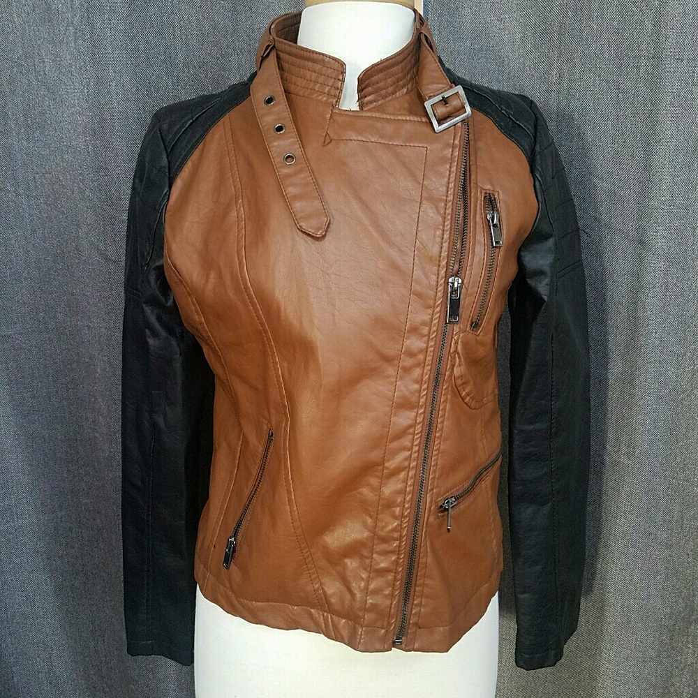 Faux Leather Jacket